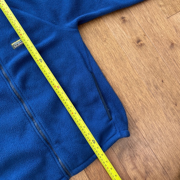 Vintage 00s L.L. Bean full zip fleece sweater - Picture 6 of 6